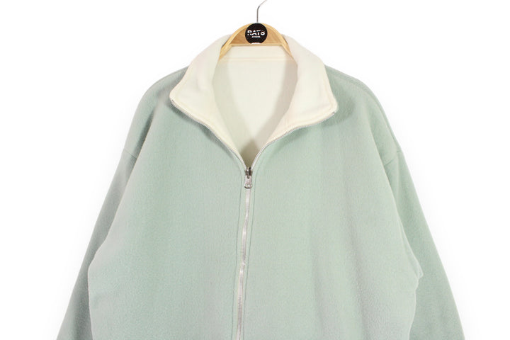 Vintage Reversible Fleece Jacket Unisex Fits Men's Large