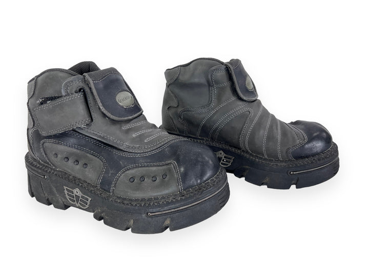 90's GRACELAND Velcro Platform Boots Size 41
