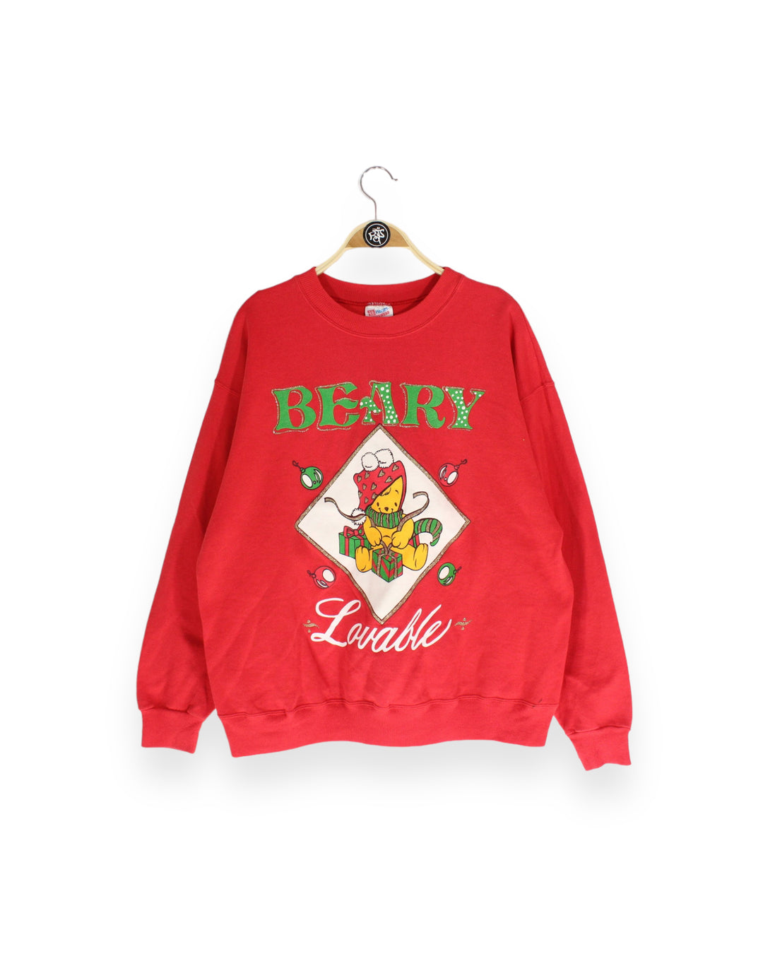 Vintage Christmas Sweatshirt Men's Large