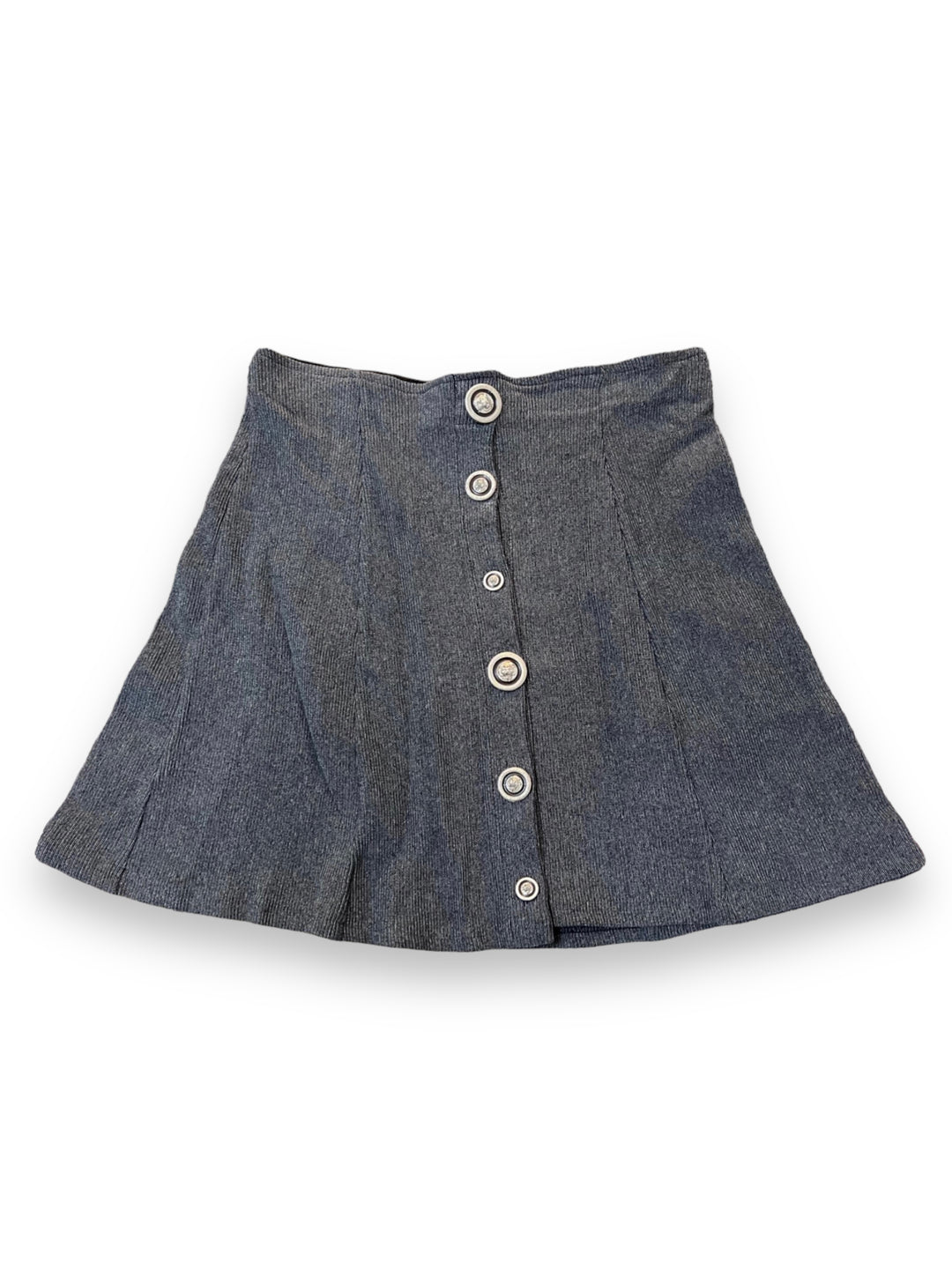 Vintage Cotton Buttoned Skirt Large