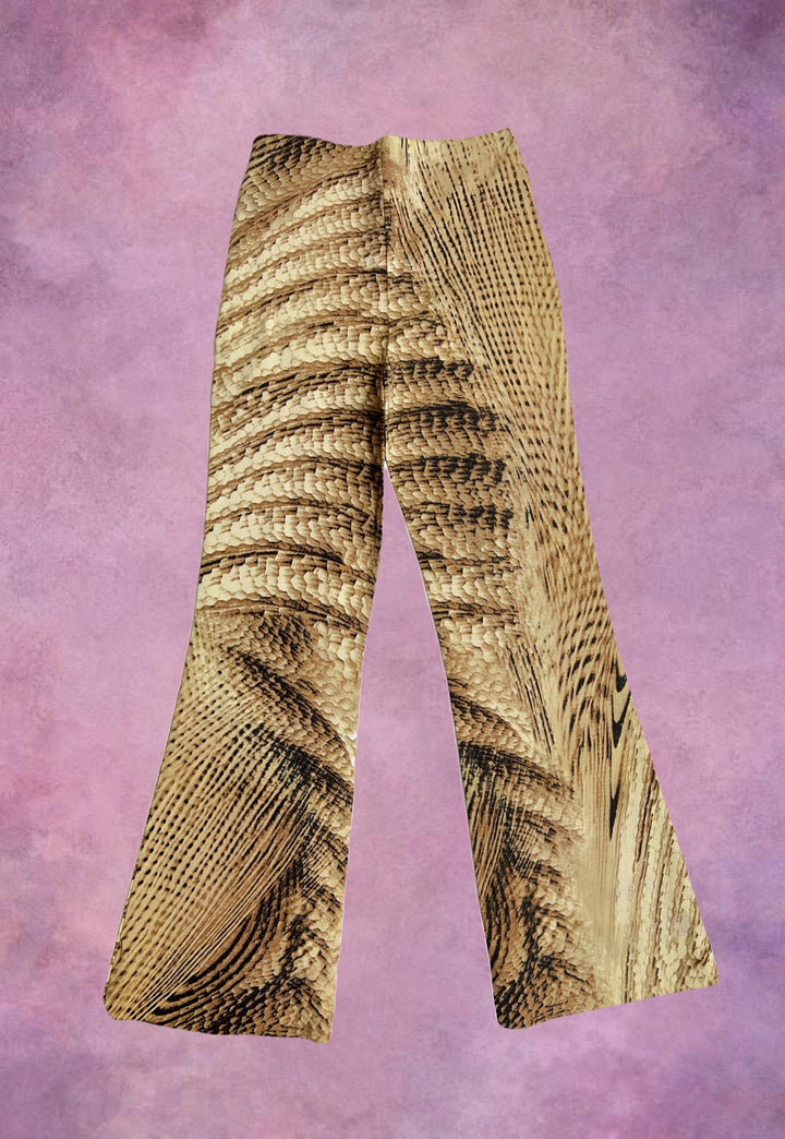 Shiny Polyester Pants Women's Small(36)