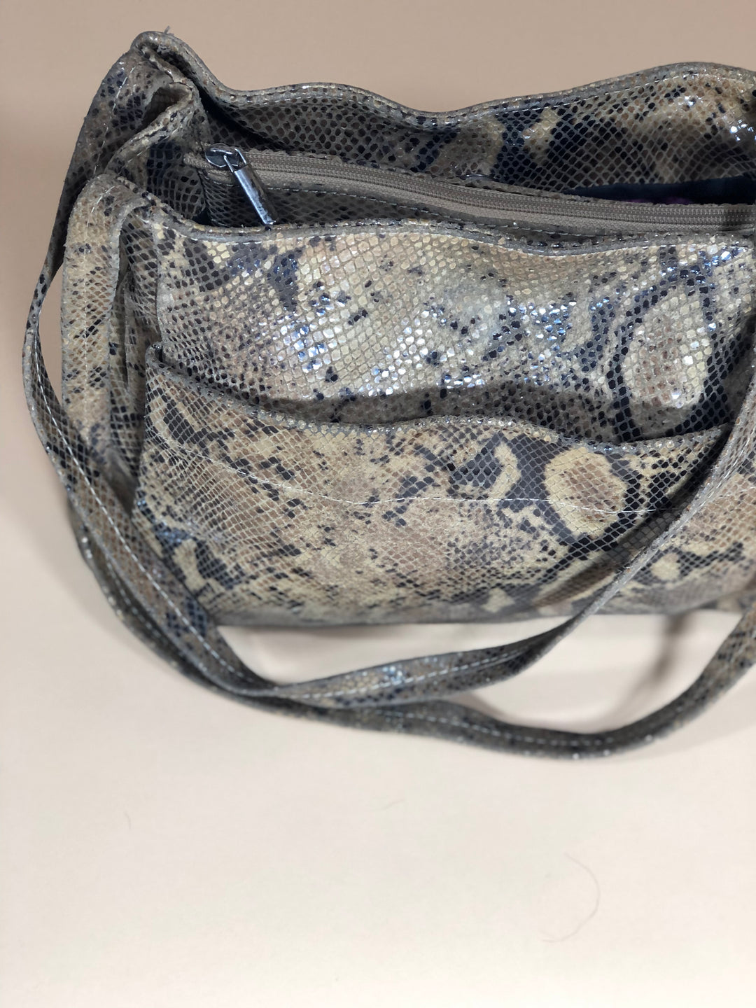 Y2K snakeskin handbag