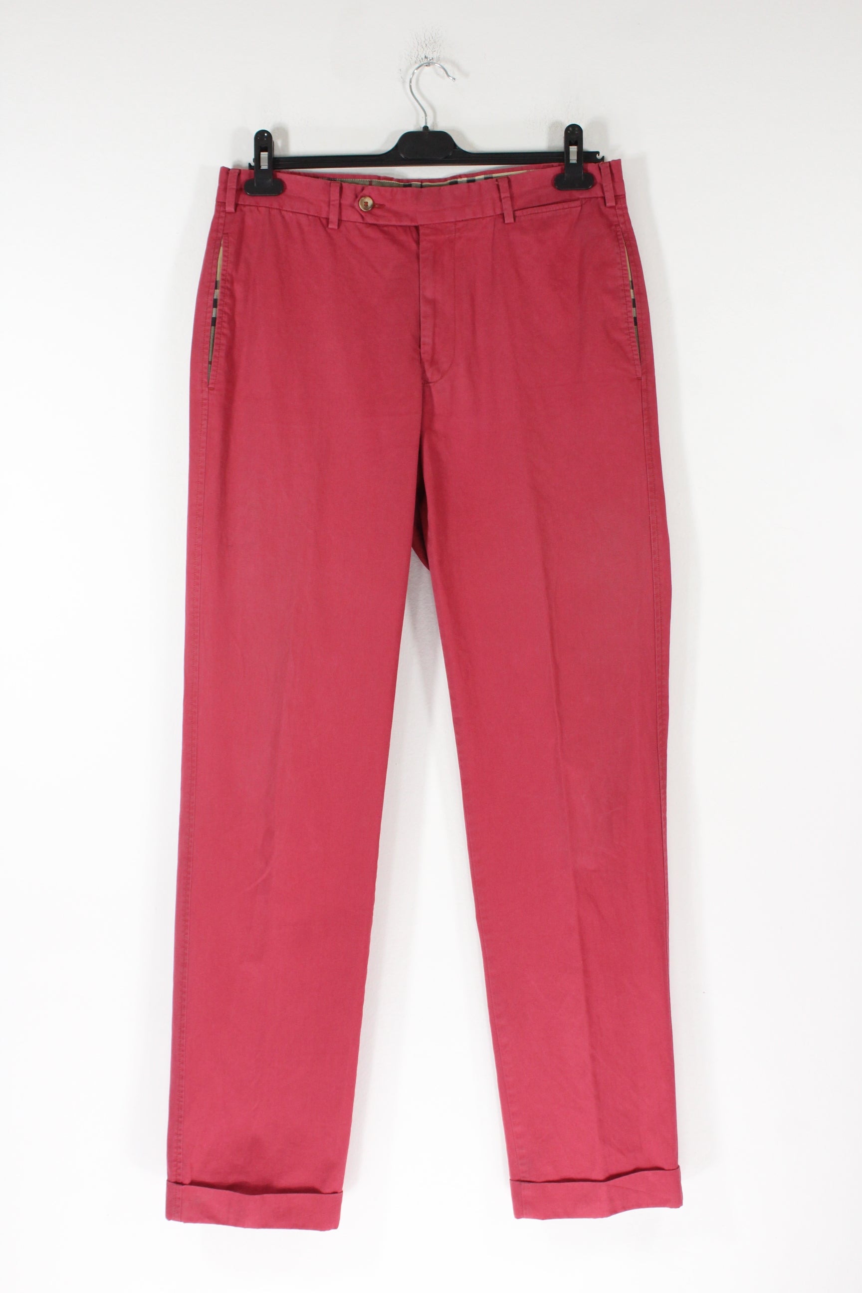 Burberry pants shop mens red