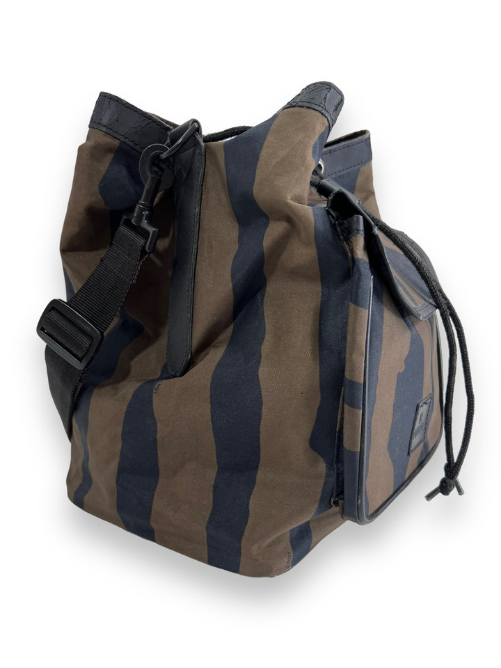 Fendi Polyester Bucket Crossbody Bag