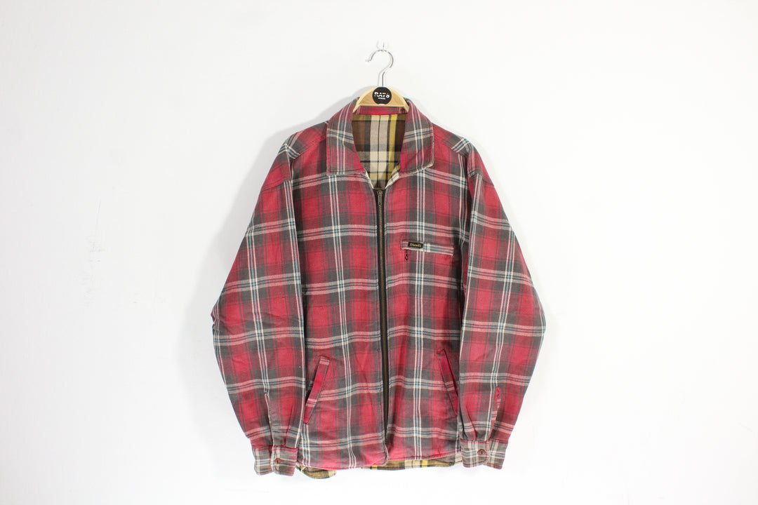 Vintage DIESEL Reversible Tartan Jacket Men's Medium