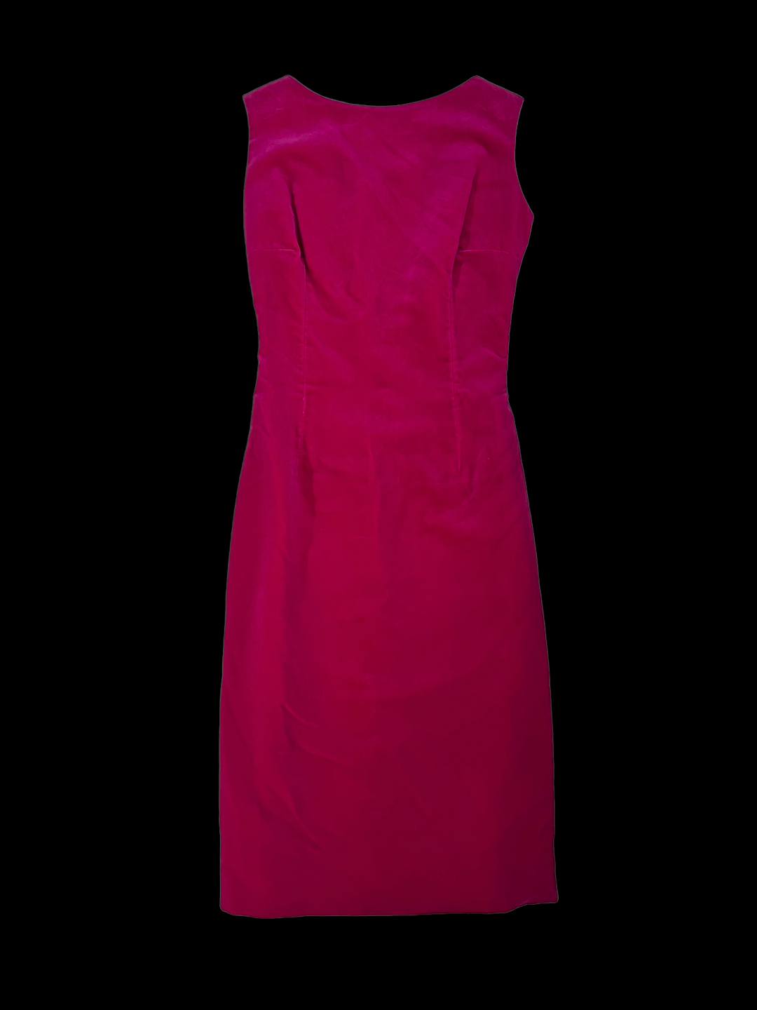 Vintage Velvet Pink Dress Women's Small