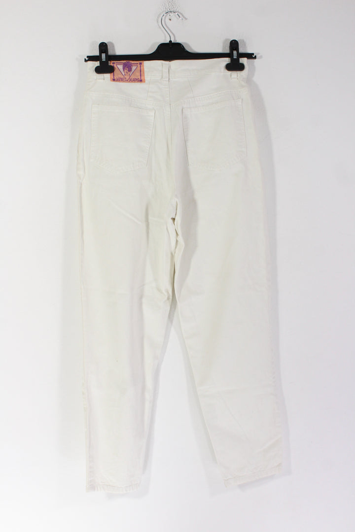 Janet Jeans High Waisted White Jeans Women's Small(36)