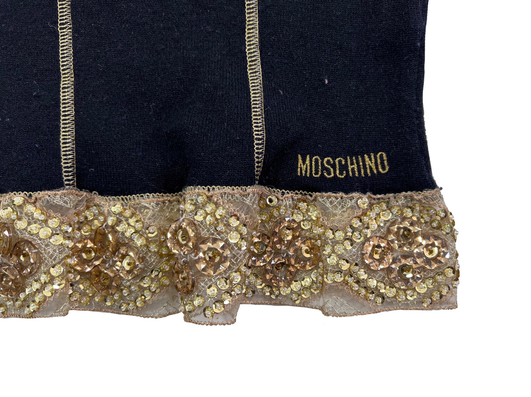 Vintage MOSCHINO Sweater w/ Sequins Details Women's Medium