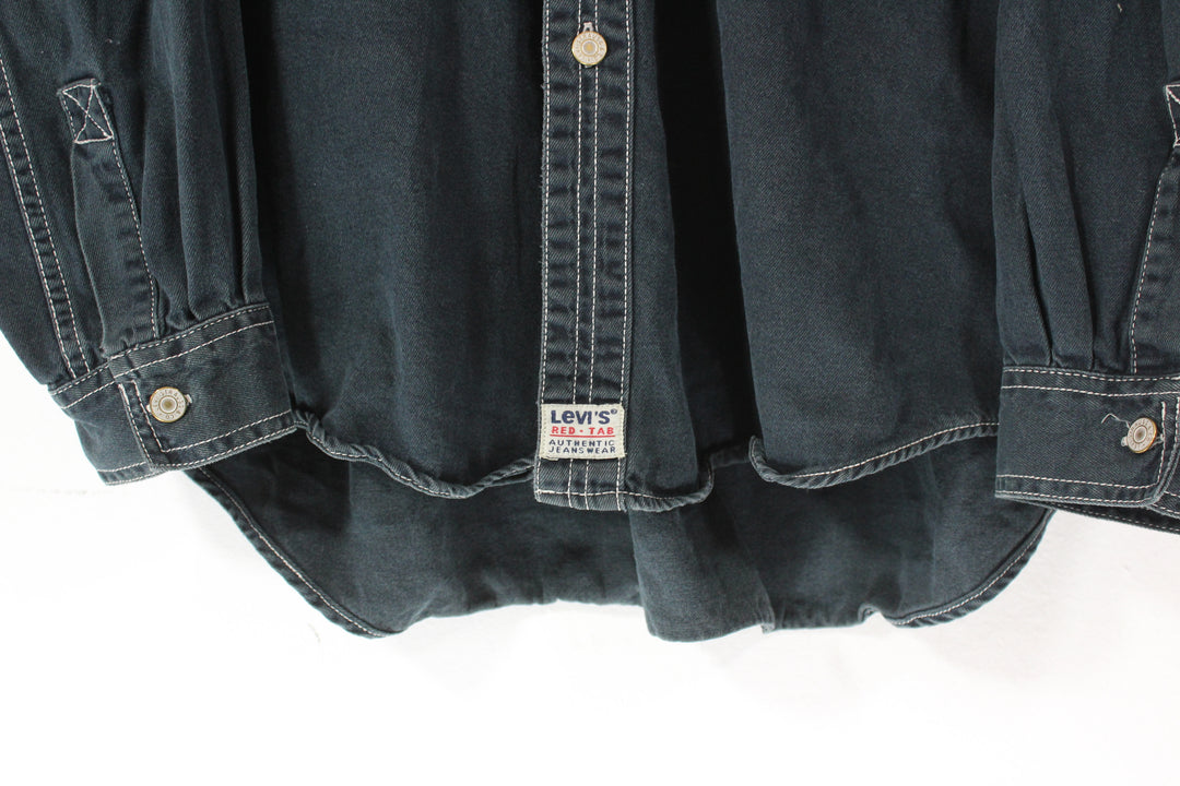 Levi's Dark Blue Denim Shirt Men's Extra Large