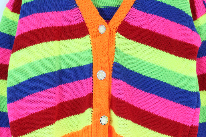 Vtg Acrilico Buttoned Jacket Women's Medium