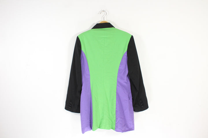 80's Multicolored Blazer w/ Shoulder Pads Women's Medium