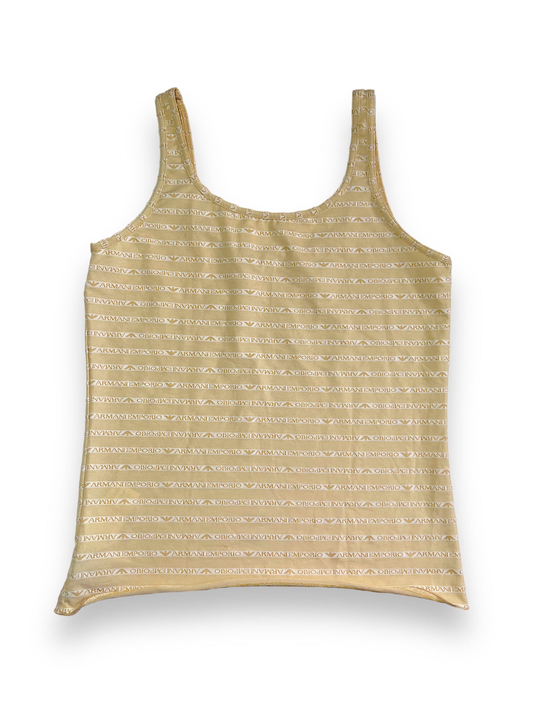 vintage 80s emporio armani tank top