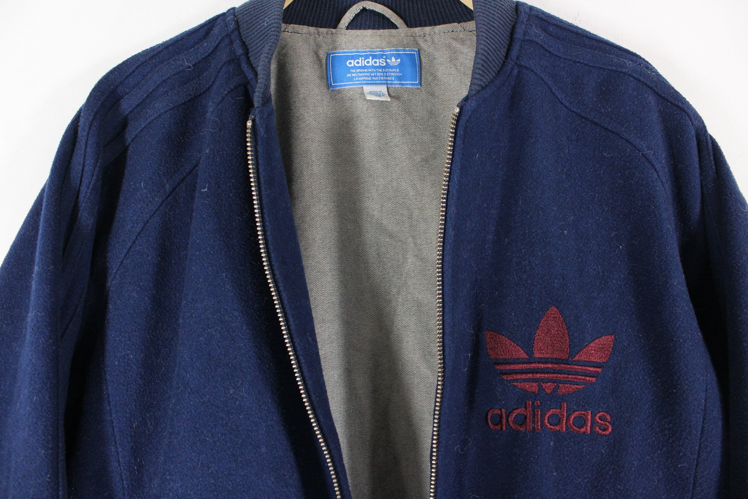 Adidas cotton bomber jacket sale