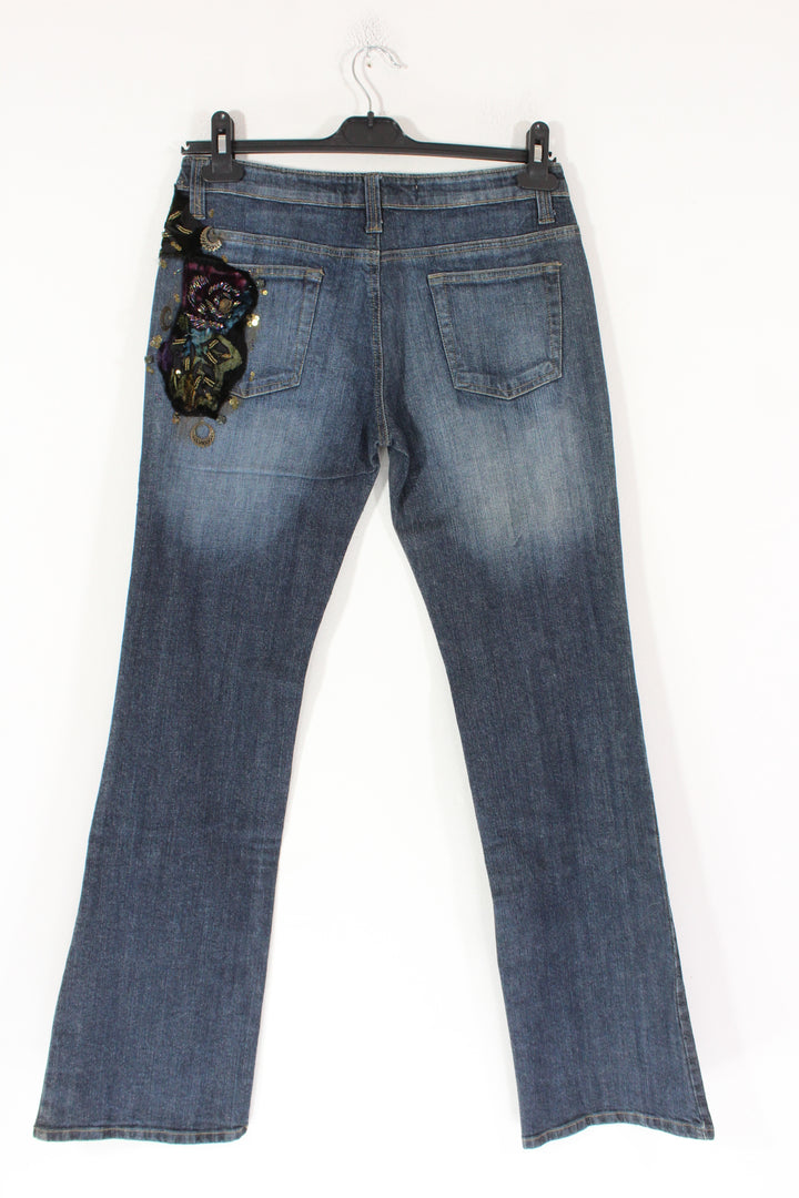 Vintage Rosa&Rose Low Waisted Jeans Women's Small(36)