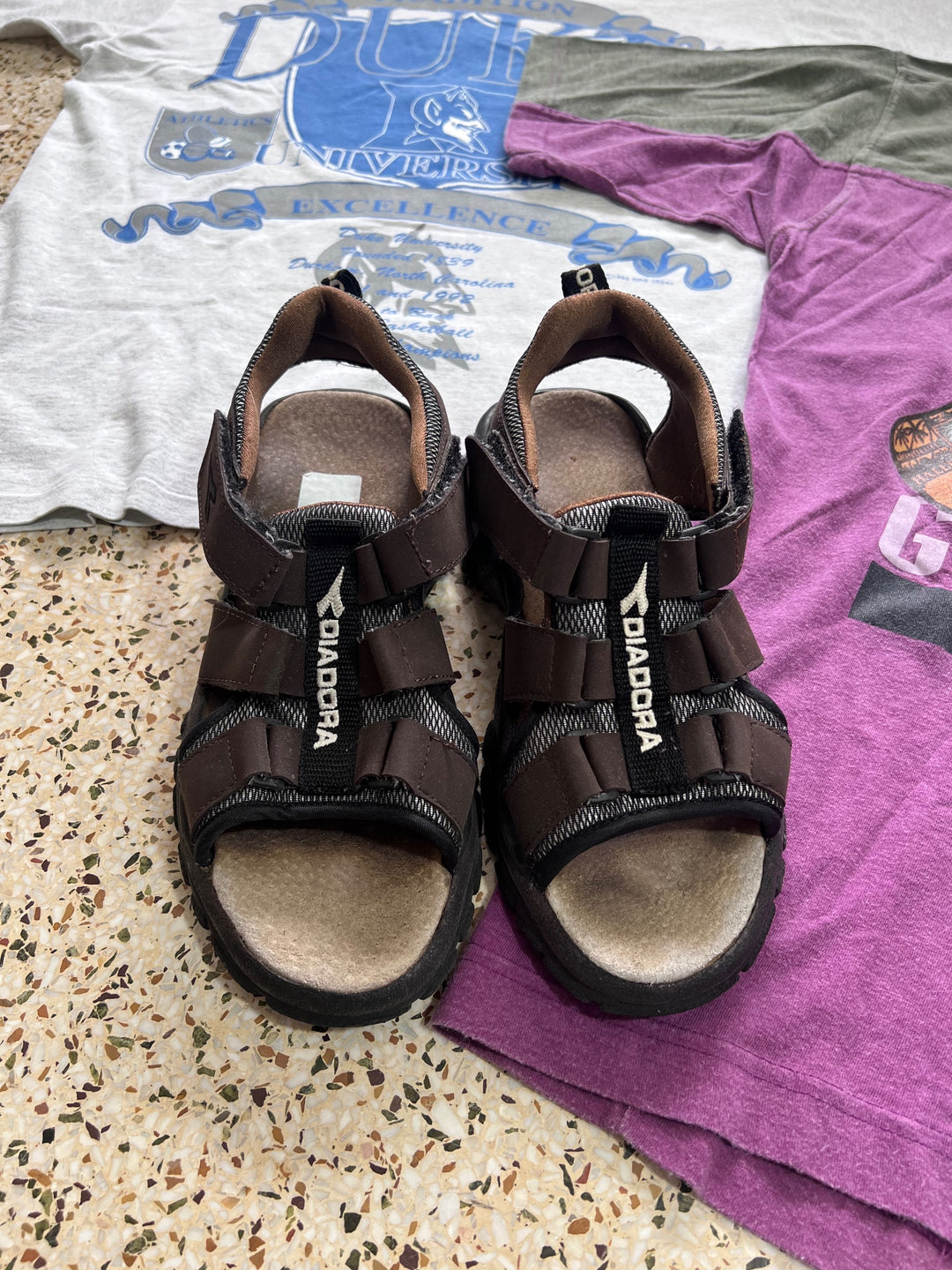 Diadora Brown Sandals Size39