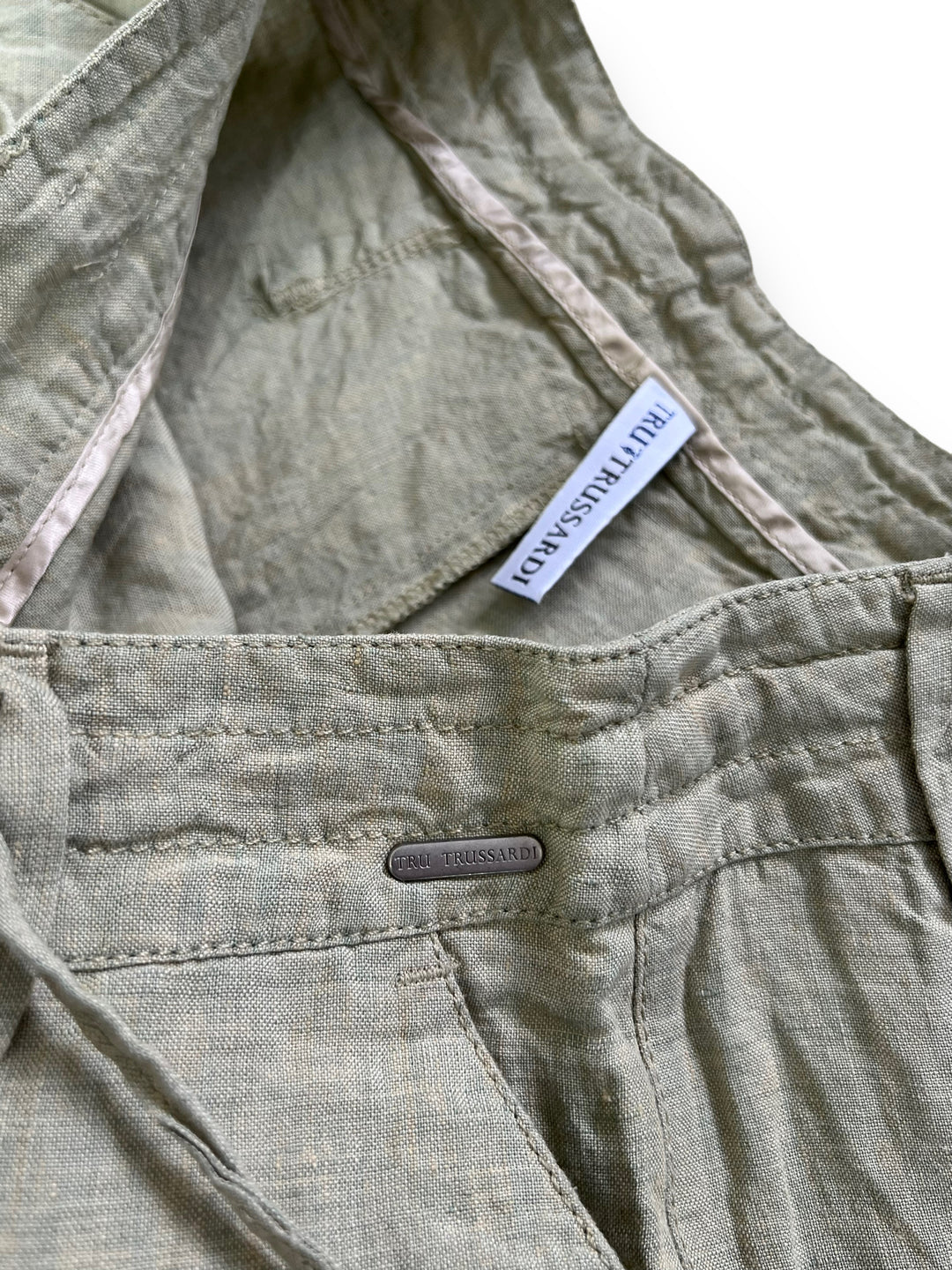 Trussardi Linen Pants Women's Small(36)