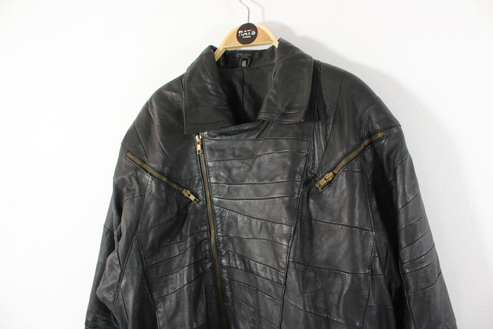 Vintage Leather Jacket Women's Large